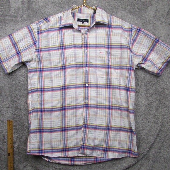 Siegfried & Company Other - Siegfried & Company Shirt Mens Large Multicolor Plaid Short Sleeve Button Front
